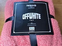 Fresh & co teddy dekbedovertrek & 2 kussenslopen kleur : roze maat : 240x200/220 - afbeelding 1 van  3