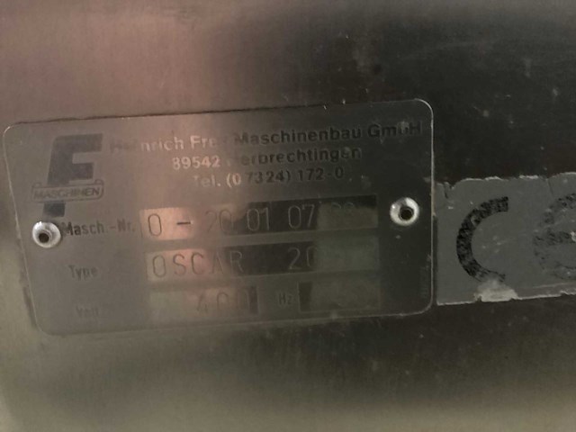 Frey oscar 20 stopmachines en vulbussen - afbeelding 4 van  5