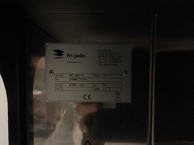 Fri-jado md 60-4 warmhoudvitrine - afbeelding 5 van  5