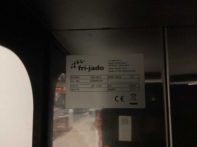 Fri-jado md60 4 niv. warmhoudvitrine - afbeelding 3 van  3