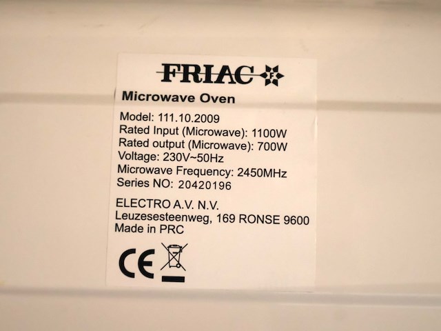 Friac microgolf - afbeelding 4 van  4