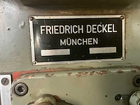 Friedrich deckel fp1 nclusief een bijhorende gereedschapskast - freesmachines - afbeelding 15 van  18