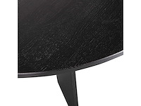 Fries eettafel eik blacknight mat ø129 cm - afbeelding 6 van  8