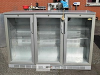Frigo met 3 glazen deuren exquist
