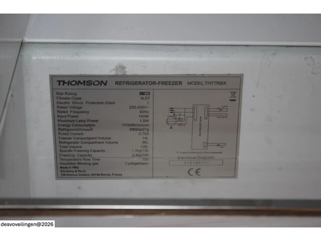 Frigo thomson - afbeelding 4 van  4