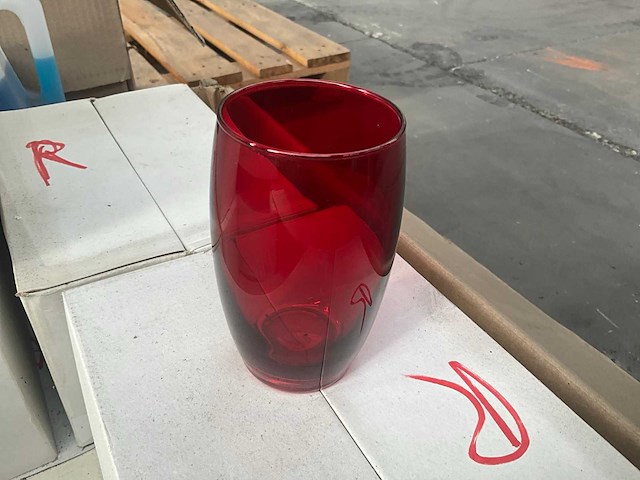 Frisdrank glazen rood (24x) - afbeelding 1 van  7