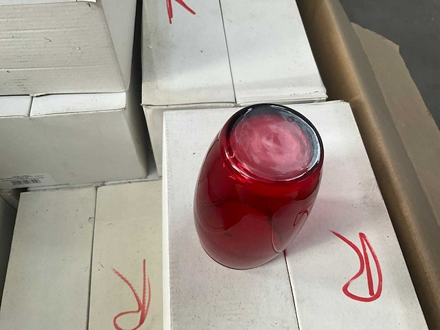 Frisdrank glazen rood (24x) - afbeelding 3 van  7