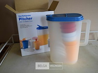 Frisdrankkan met 6 bekers 1950ml - afbeelding 1 van  2