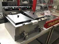 Friteuse 2x8l met timer - afbeelding 1 van  7