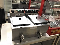 Friteuse 2x8l met timer