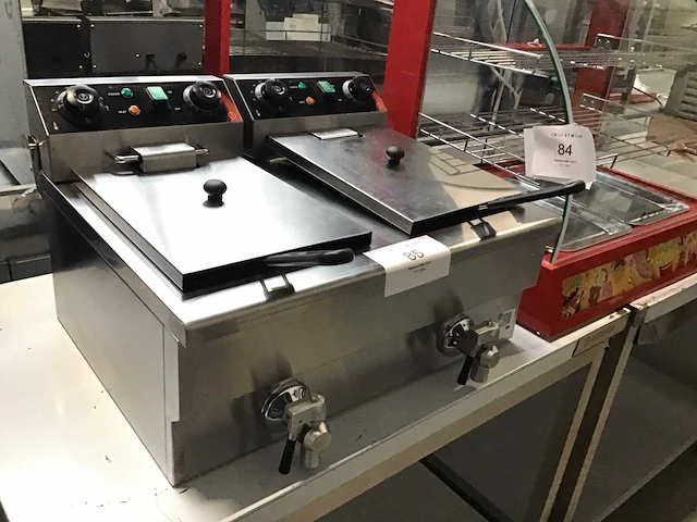 Friteuse 2x8l met timer - afbeelding 2 van  7