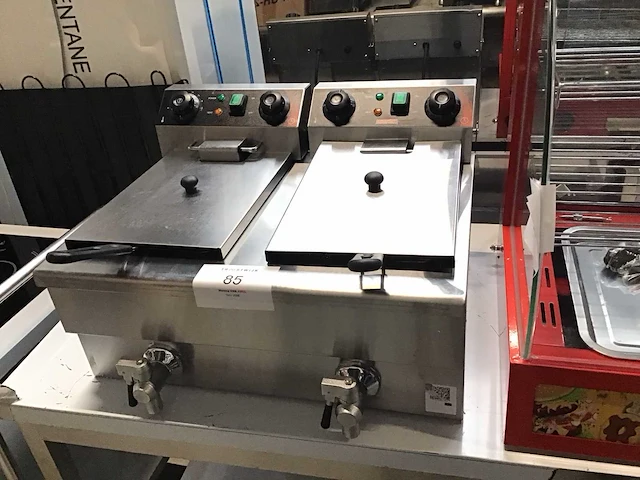 Friteuse 2x8l met timer - afbeelding 3 van  7
