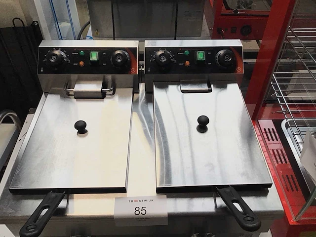 Friteuse 2x8l met timer - afbeelding 4 van  7