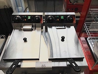 Friteuse 2x8l met timer - afbeelding 4 van  7