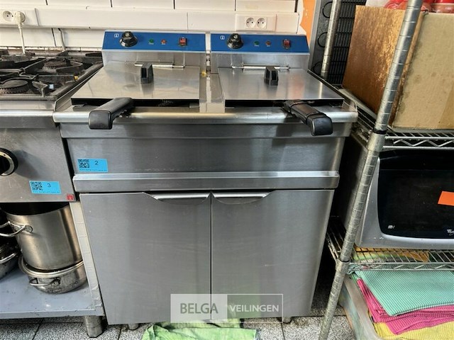 Friteuse dubbel inox - afbeelding 4 van  11