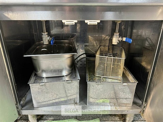Friteuse dubbel inox - afbeelding 10 van  11