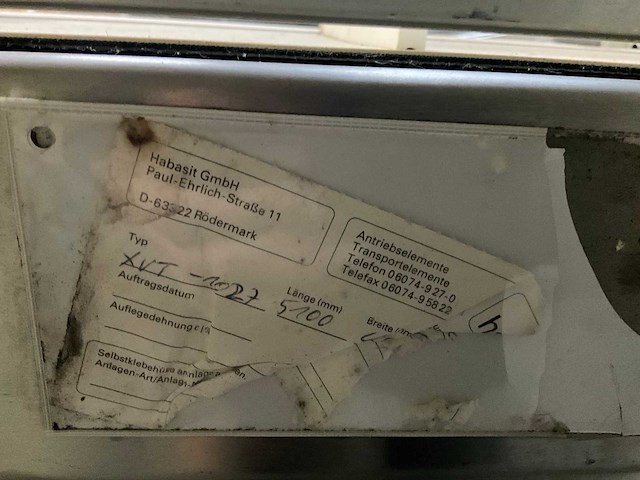 Fritsch xvt-1027 transportband - afbeelding 3 van  13