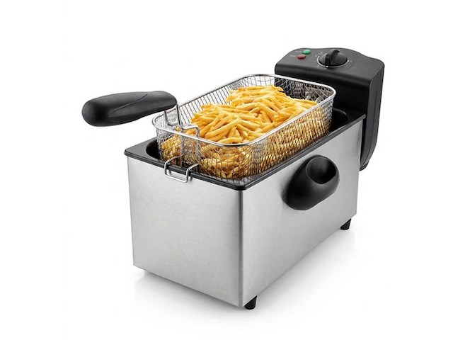 Frituurpan 3 liter - friteuse 2000w - afbeelding 1 van  6