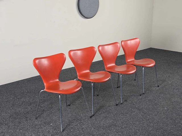 Fritz hansen - design stoel - kantinestoel (10x) - afbeelding 6 van  12