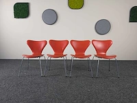 Fritz hansen - design stoel - kantinestoel (6x)