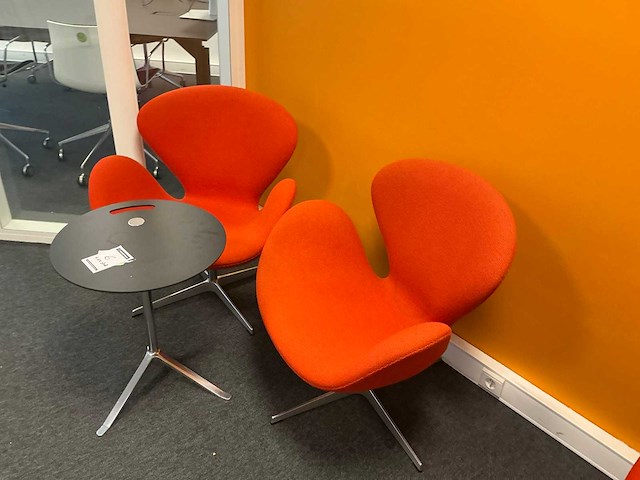 Fritz hansen lounge designstoel (2x) - afbeelding 2 van  6