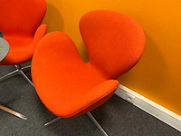 Fritz hansen lounge designstoel (2x) - afbeelding 3 van  6