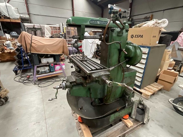 Fritz werner universele horizontale frezen werktuigwerktuigwerktuig machines freezen - afbeelding 1 van  12