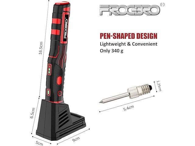 Frogbro draagbare soldeerbout - afbeelding 2 van  5