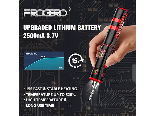 Frogbro draagbare soldeerbout - afbeelding 5 van  5
