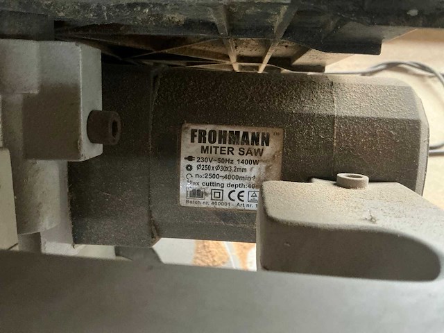 Frohmann 1465 combizaagtafel - afbeelding 3 van  4