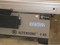Fromaatpaneelzaag altendorf f45 prodrive, vv digitale besturing, sr nr 19-02-259, bj 2019 - afbeelding 3 van  9
