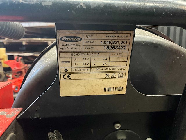 Fronius - transpuls synergic 4000 - mig lasapparaat - afbeelding 9 van  12