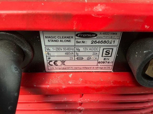 Fronius magic cleaner reinigingsapparaat voor roestvrij staal. - afbeelding 4 van  7