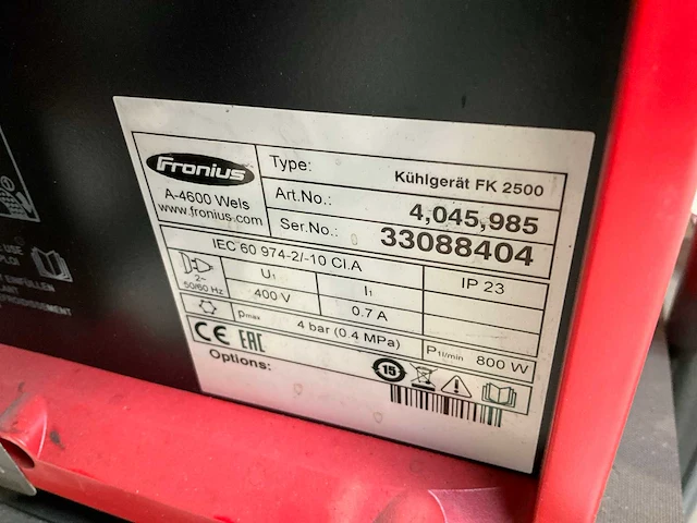 Fronius magicwave 3000 job g/f elektrode lasapparaat - afbeelding 11 van  12