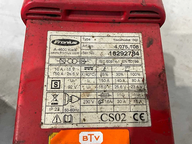 Fronius transpocket 1500 mig lasapparaat - afbeelding 5 van  5