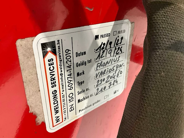 Fronius variosynergic 4000 elektrode lasapparaat - afbeelding 5 van  14