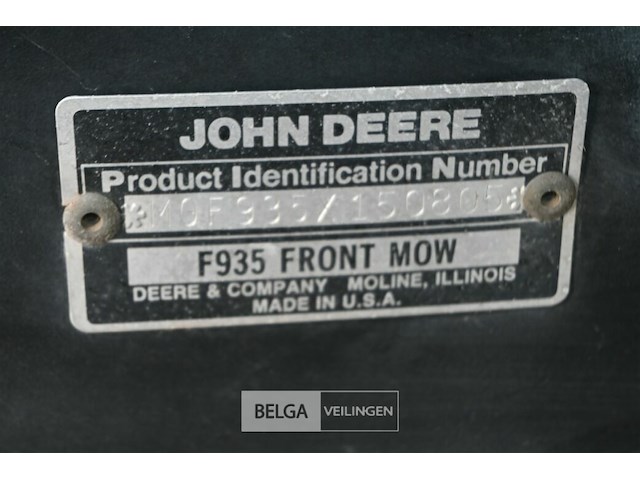 Frontmaaier john deere - afbeelding 10 van  11