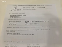 Frontmaaier pöttinger 3763 novacat 301 alphamotion ed pro - afbeelding 3 van  12