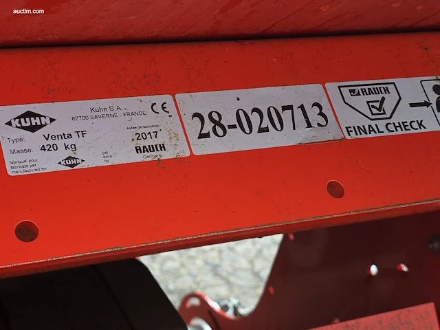Fronttank kuhn tf1500 - afbeelding 13 van  14