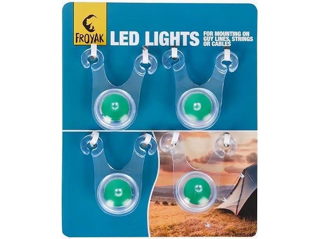 Froyak ledlichten 4stuks per set - afbeelding 3 van  6