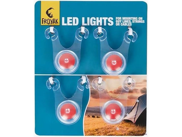 Froyak ledlichten 4stuks per set - afbeelding 4 van  6