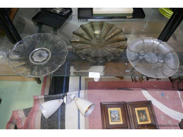 Fruitschalen in glas - afbeelding 1 van  1