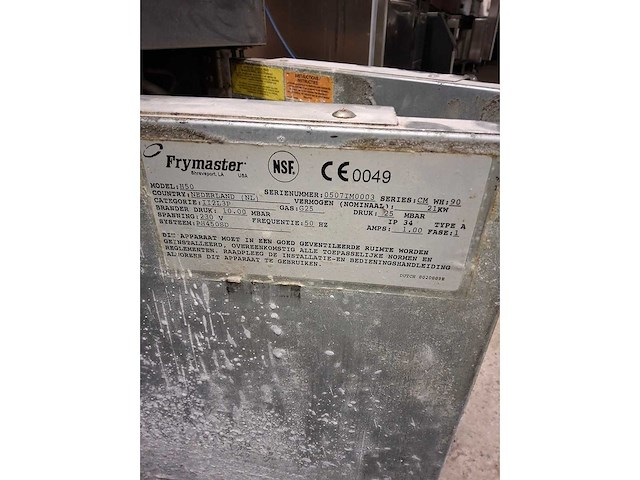 Frymaster - overige bak- en braadapparatuur - afbeelding 6 van  8