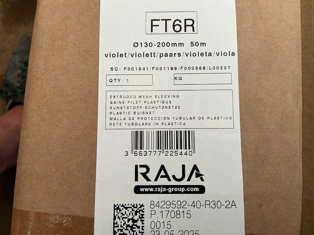 Ft 6r kunststof bescherming net - afbeelding 2 van  2