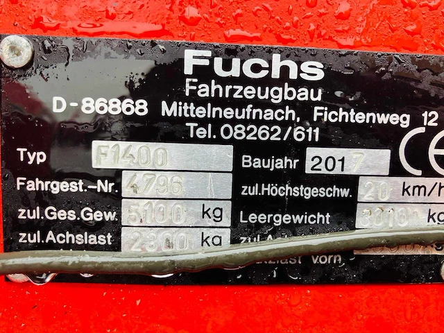Fuchs - f1400 - shovel - 2017 - afbeelding 4 van  12