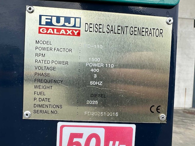 Fuji galaxy - 2025 - fd-110 - stroomgenerator - afbeelding 14 van  21