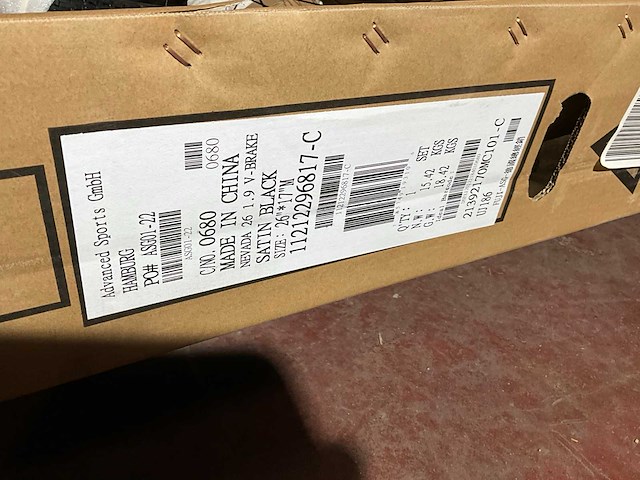 Fuji nevada 26" satin black (1x) - afbeelding 4 van  4