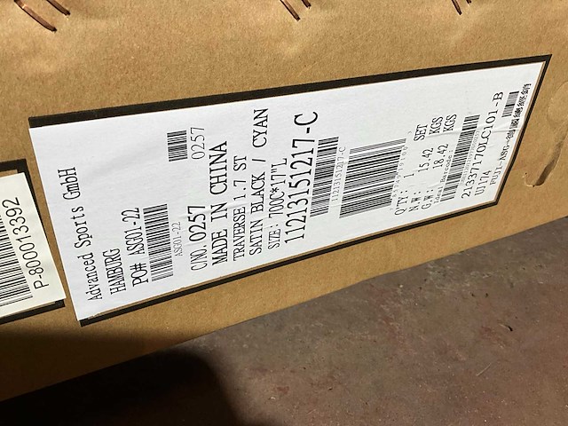 Fuji traverse 1.7 17" satin black /cyan (1x) - afbeelding 3 van  4