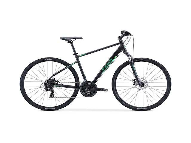 Fuji traverse 1.7 21" satin black / green (1x) - afbeelding 1 van  5