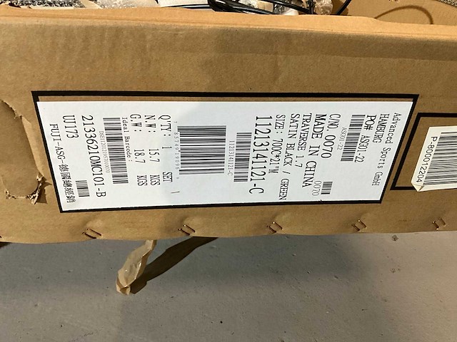 Fuji traverse 1.7 21" satin black / green (1x) - afbeelding 4 van  5